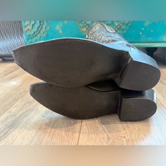 Lucchese men’s lizard wingtip studded boot size 10 - Picture 9 of 15